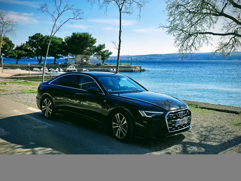 Passenger Transfers Audi A6 on the Adriatic coast